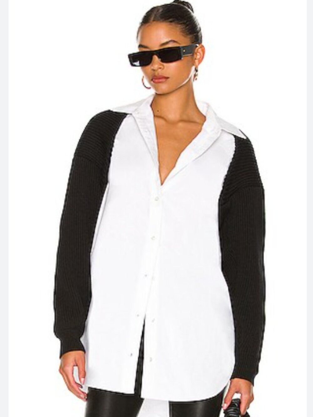 Alexander Wang Oxford Buttondown with Shrug